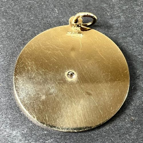 MERRIN LET ME COUNT THE WAYS DAISY 14K YELLOW GOLD DIAMOND LOVE PENDANT - ADDITIONAL PHOTO 2