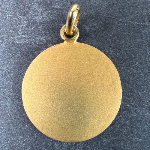 BECKER FRENCH ZODIAC SCORPIO STARSIGN 18K YELLOW GOLD CHARM PENDANT - ADDITIONAL PHOTO 2
