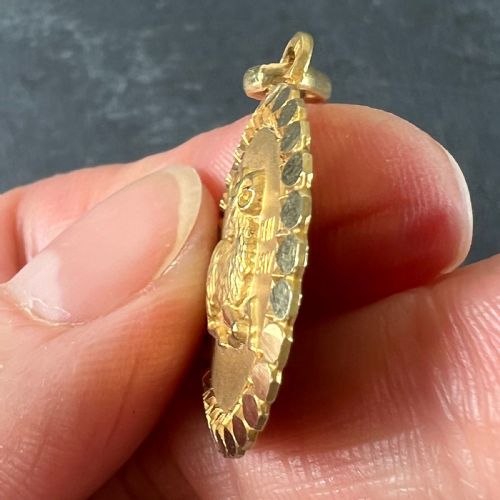 FRENCH PERROUD LARGE ARES ZODIAC STARSIGN 18K YELLOW GOLD CHARM PENDANT - ADDITIONAL PHOTO 6