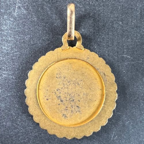 FRENCH PERROUD LARGE SCORPIO ZODIAC STARSIGN 18K YELLOW GOLD CHARM PENDANT - ADDITIONAL PHOTO 2