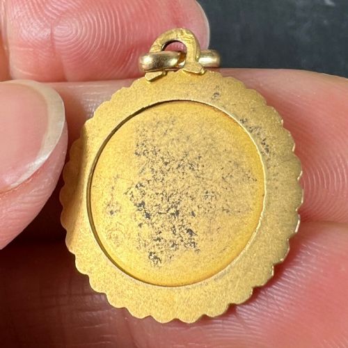 FRENCH PERROUD LARGE SCORPIO ZODIAC STARSIGN 18K YELLOW GOLD CHARM PENDANT - ADDITIONAL PHOTO 7