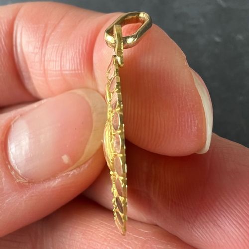 FRENCH PERROUD LARGE CANCER ZODIAC STARSIGN 18K YELLOW GOLD CHARM PENDANT - ADDITIONAL PHOTO 7