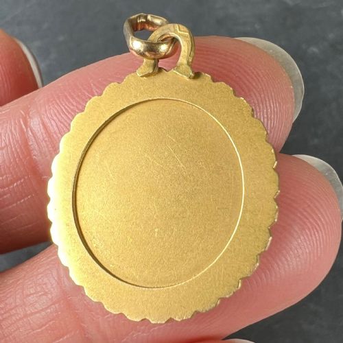 FRENCH PERROUD LARGE CANCER ZODIAC STARSIGN 18K YELLOW GOLD CHARM PENDANT - ADDITIONAL PHOTO 8
