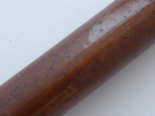 VICTORIAN WALKING STICK CANE 1881 HALLMARKED SOLID SILVER TOP MALACCA SHAFT - ADDITIONAL PHOTO 9
