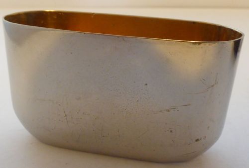 1940'S SILVER PLATE PLATED LEATHER BOUND GLASS HIP FLASK 38 PINT - ADDITIONAL PHOTO 7