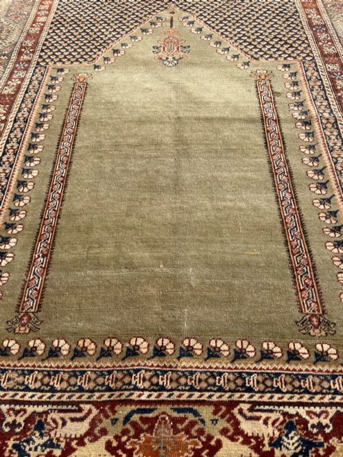 ANTIQUE ANATOLIAN GHIORDES PRAYER RUG - ADDITIONAL PHOTO 12
