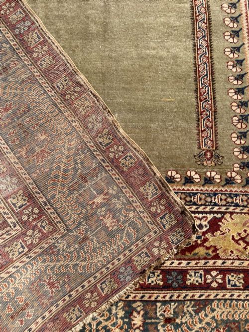 ANTIQUE ANATOLIAN GHIORDES PRAYER RUG - ADDITIONAL PHOTO 13