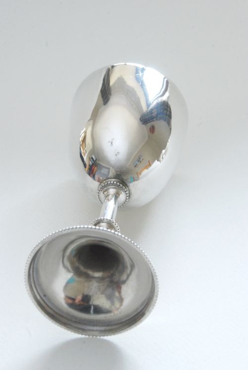 fig 3. Victorian Solid Silver Goblet 1887