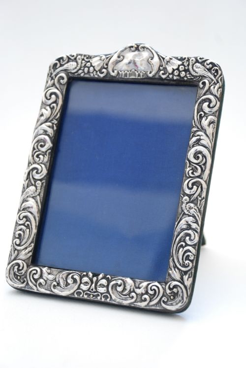 Silver Mounted Edwardian Photo Frame 1902