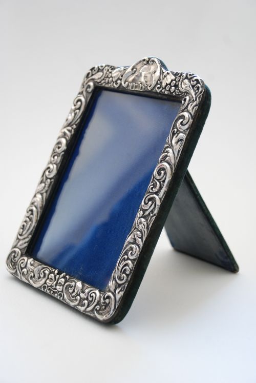 fig 2. Silver Mounted Edwardian Photo Frame 1902