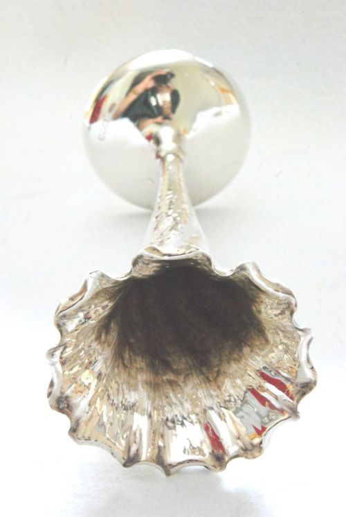 fig 2. Large Victorian Solid Silver Spill Vase 1898