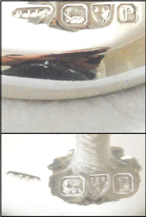 fig 4. Large Victorian Solid Silver Spill Vase 1898