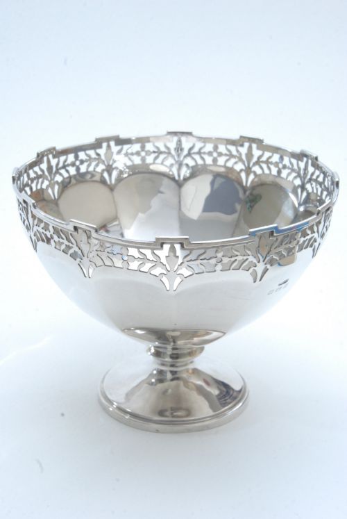 Silver Pedestal Bowl 1913