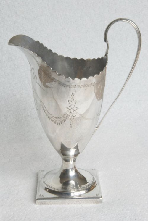 Silver Helmet Jug - 1791 by George Smith (Ii) & Thomas Hayter
