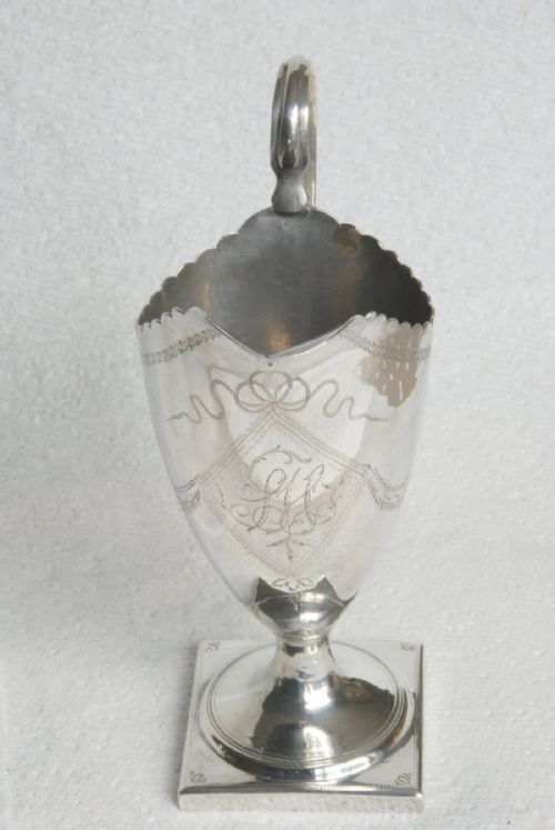 fig 2. Silver Helmet Jug - 1791 by George Smith (II) & Thomas Hayter