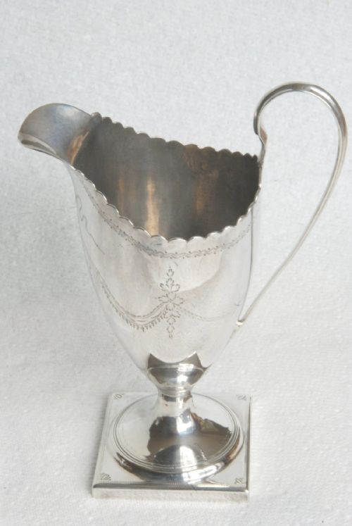 fig 3. Silver Helmet Jug - 1791 by George Smith (II) & Thomas Hayter