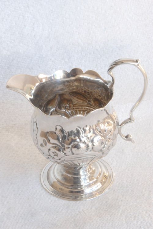 fig 2. Victorian Solid Silver Cream Jug – 1896