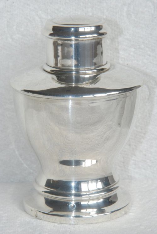 fig 2. Solid Silver Tea Caddy 1919