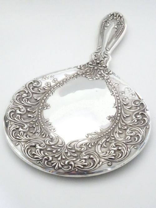 fig 2. Art Nouveau Silver Hand Mirror 1908