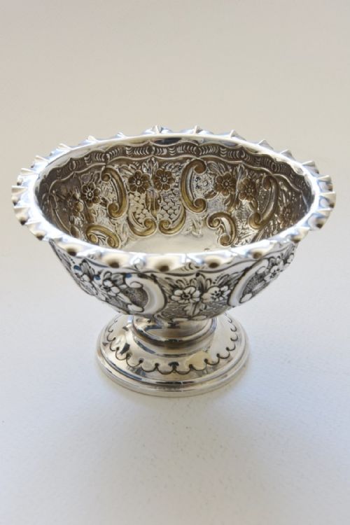 fig 2. Victorian Silver Pedestal Bowl 1901
