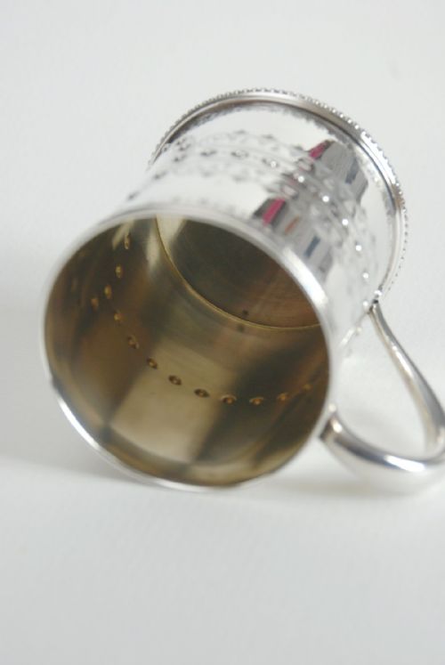 fig 3. Victorian Silver Christening Tankard 1869