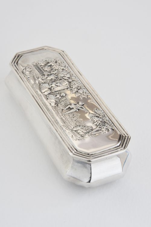 fig 4. Victorian Silver Trinket Box and Ring Tray Set 1899