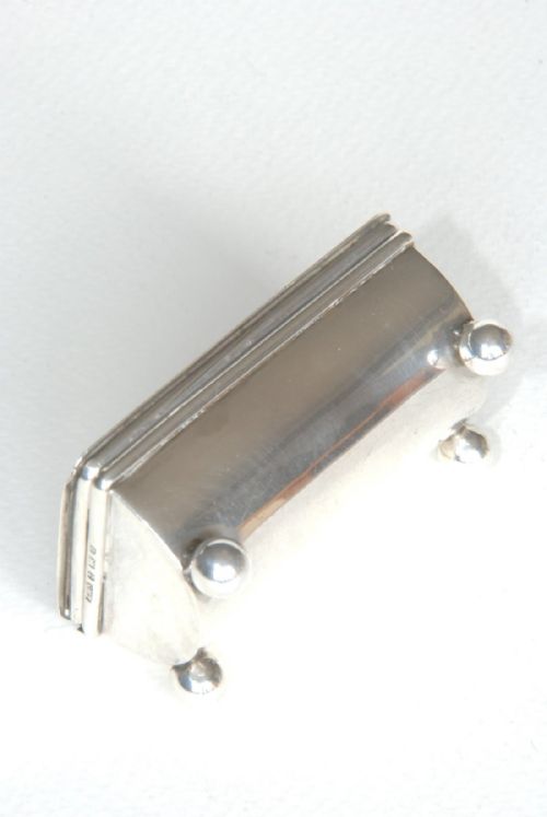 fig 3. Victorian Silver Double Stamp Box 1901