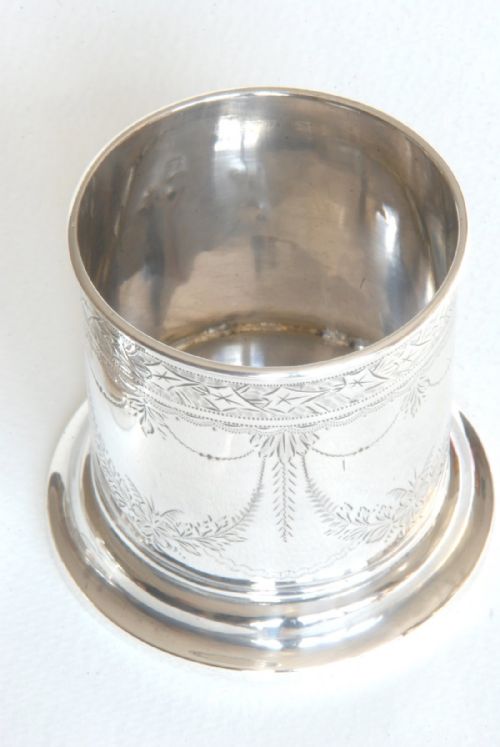 fig 3. Solid Silver Trinket Box or Pot 1895