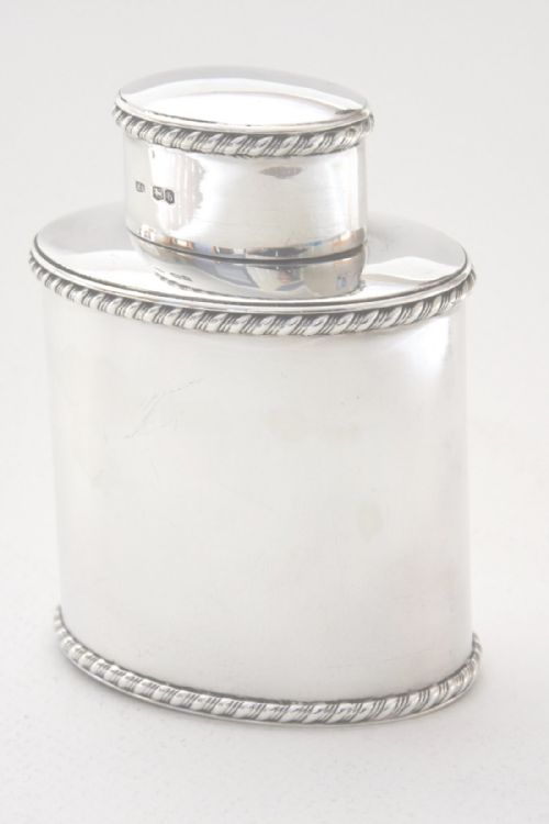 fig 1. Solid Silver Tea Caddy 1919