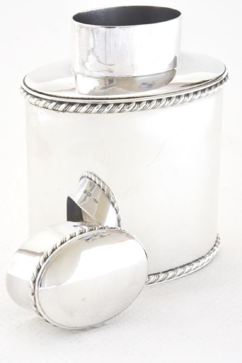 fig 2. Solid Silver Tea Caddy 1919