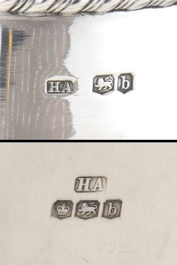 fig 3. Solid Silver Tea Caddy 1919