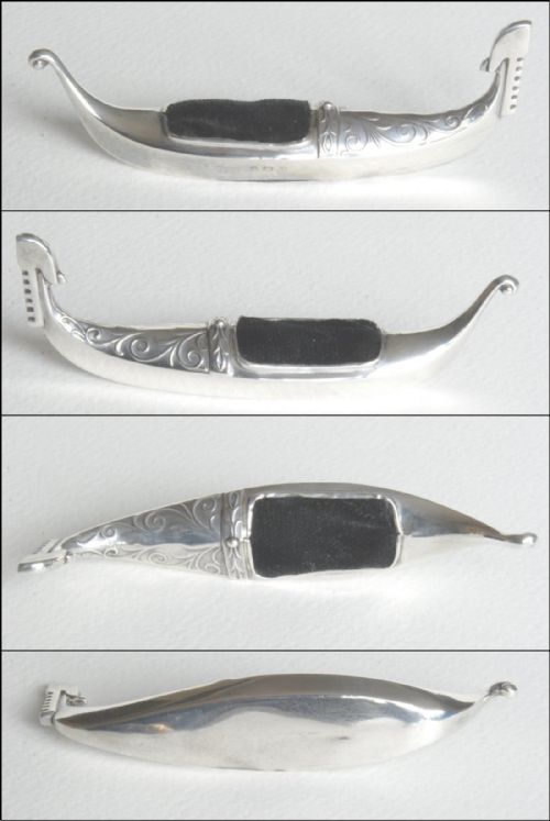 fig 2. Edwardian Gondola Pin Cushion 1908