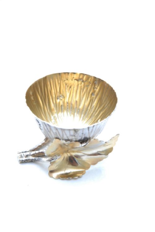 fig 1. Rare Victorian 'Acorn' Silver Egg Cup 1886