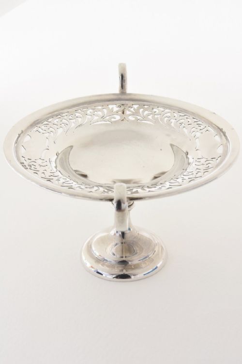 fig 3. Edwardian Solid SILVER TAZZA 1905