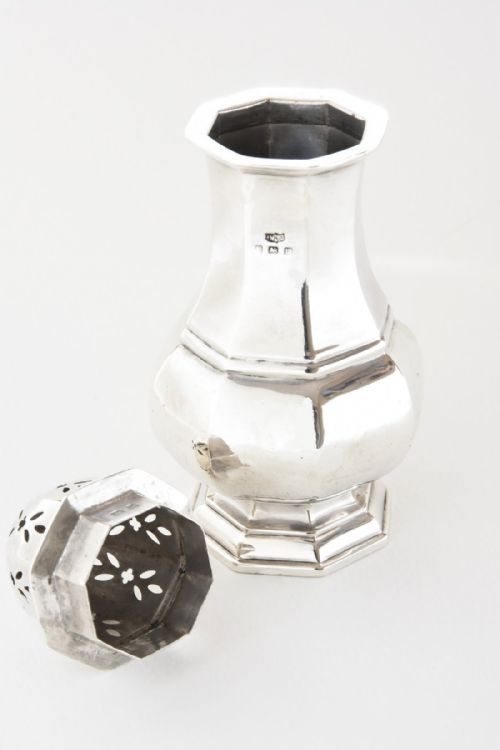 fig 2. Solid Silver Sugar Shaker 1911