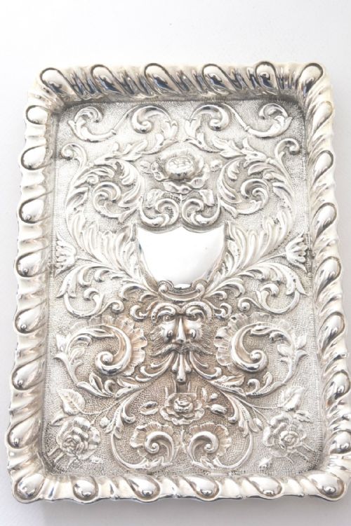 Solid Silver Dressing Table Tray by Nathan & Hayes 1901