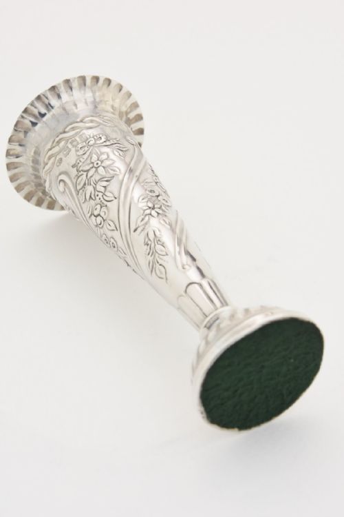 fig 2. Victorian Solid Silver Vase - William Comyns -1896