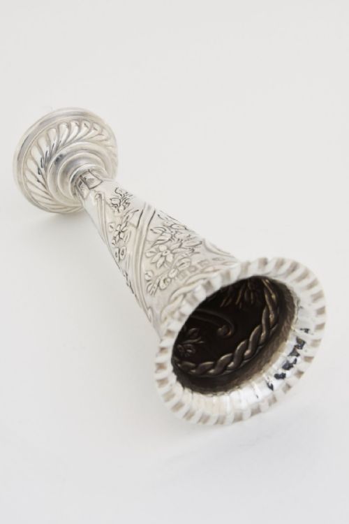 fig 3. Victorian Solid Silver Vase - William Comyns -1896