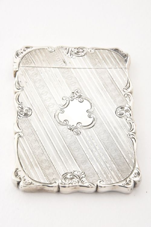 Edward Smith Silver Card Case - 1858.