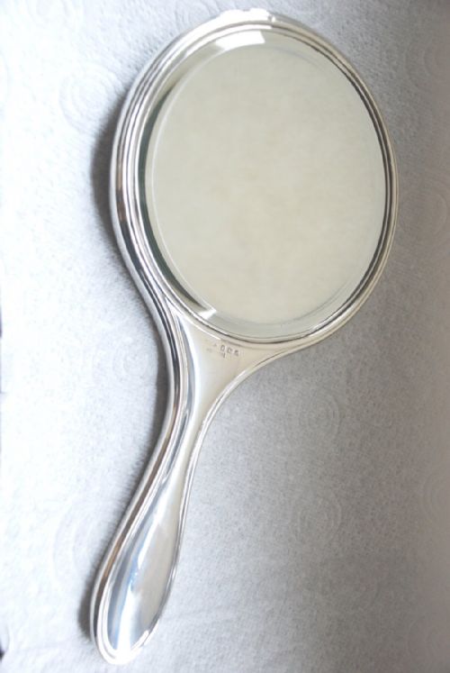 fig 2. Silver & Faux Tortoiseshell Hand Mirror 1924