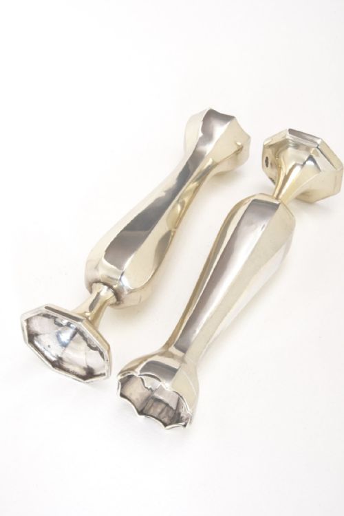 fig 2. Pair of Edwardian Solid Silver Vases 1910