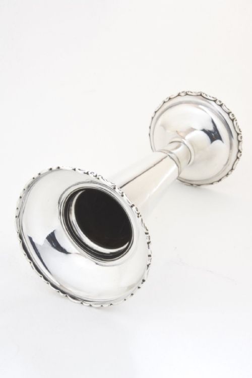 fig 4. Art Nouveau Silver Trumpet Vase 1908