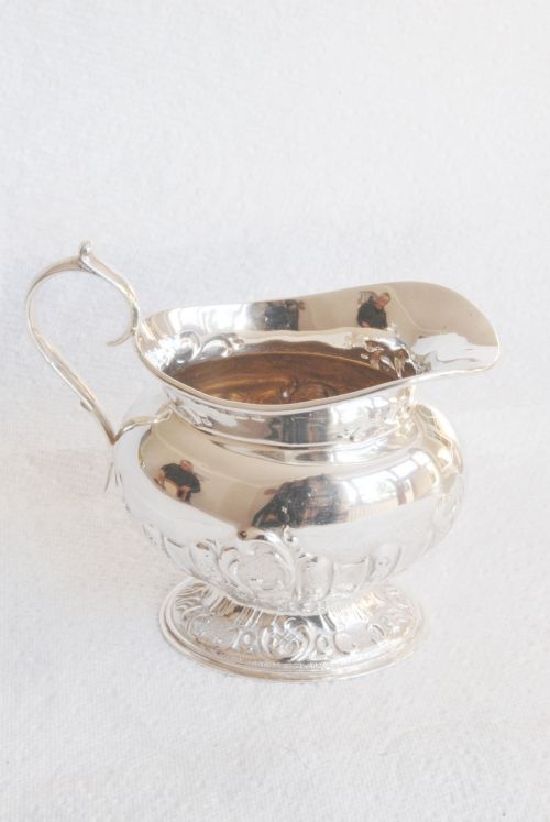 fig 2. Edwardian Solid Silver Cream Jug – 1903