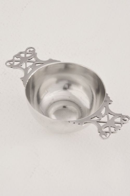 fig 3. Solid Silver Edwardian Quaich 1910