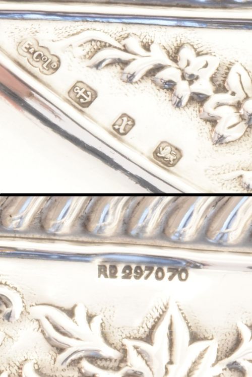 fig 2. Victorian Art Nouveau Silver Tray 1897
