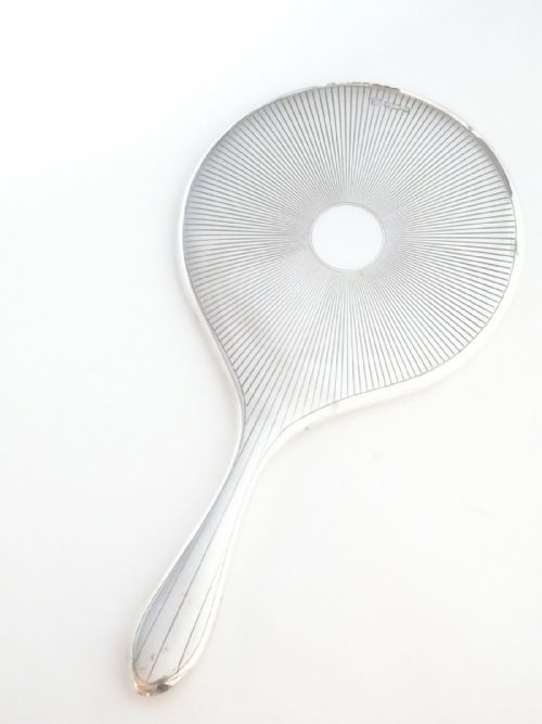 fig 1. Silver Hand Mirror 1921