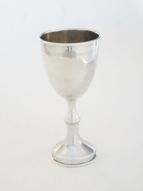 fig 1. Superb Solid Silver Goblet 1924