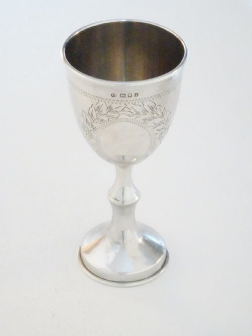 fig 2. Superb Solid Silver Goblet 1924