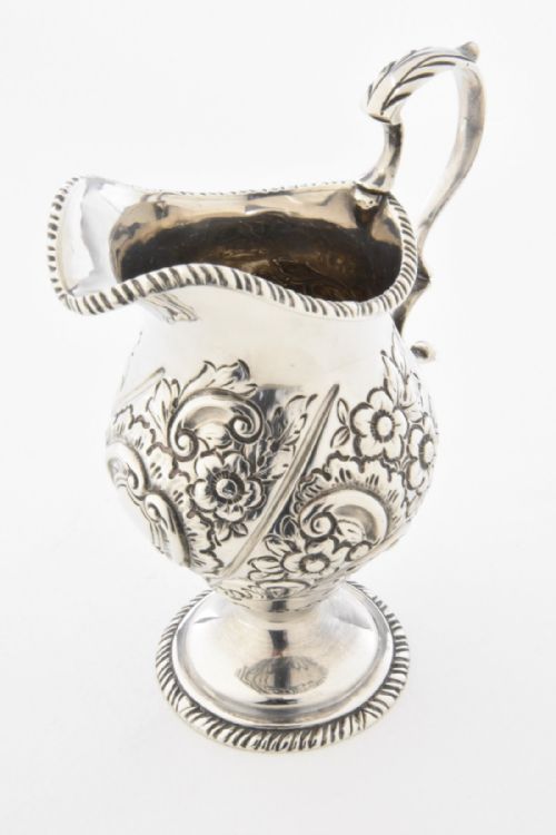 fig 2. Victorian Solid Silver Cream Jug 1900
