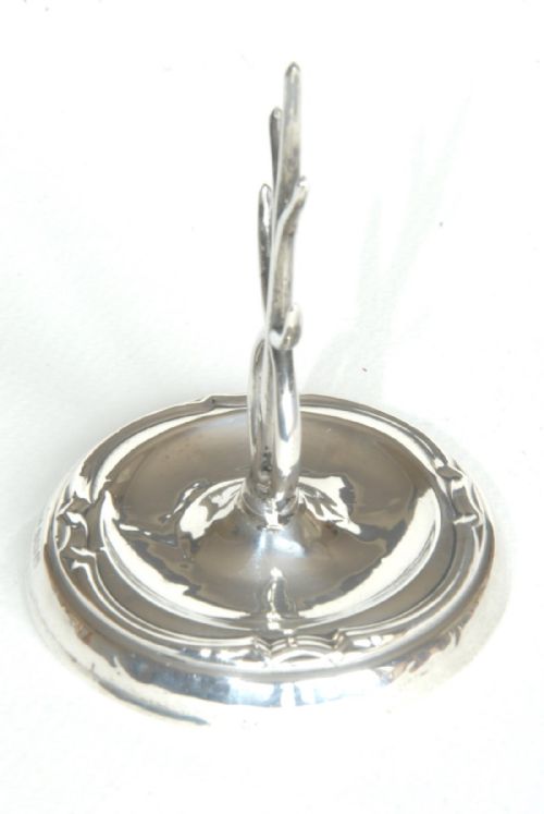 fig 1. A Solid Silver Ring Tree - Henry Matthews 1915